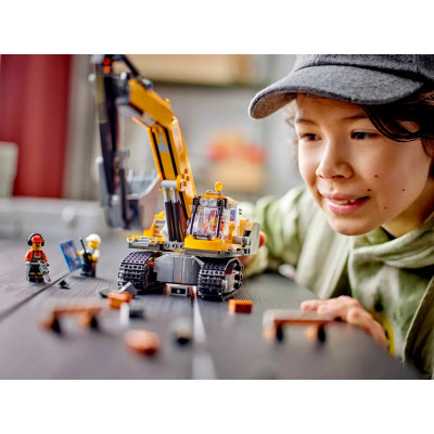 LEGO Конструктор City Жовтий будівельний екскаватор