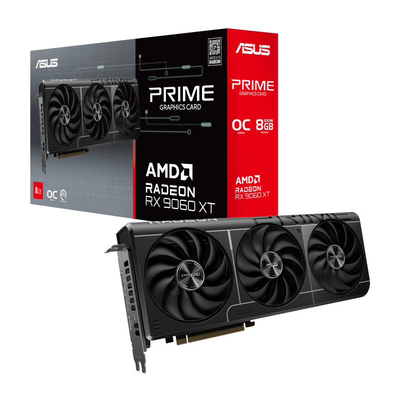 ASUS Вiдеокарта Radeon RX 9060 XT 8GB GDDR6 OC PRIME-RX9060XT-O8G