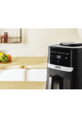 Tefal Мультипіч Easy Fry Silence Vision, 1670Вт, чаша-5л, сенсорне керув., 10 програм, з віконцем, пластик, чорний