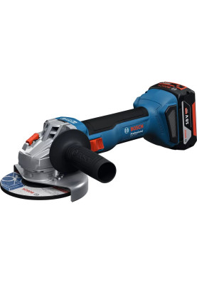 Bosch Шліфмашина кутова акумуляторна GWS 18V-8 125мм 18В 1x4А·год 0-11000об·хв 1.6кг кейс ЗП GAL 18V-40
