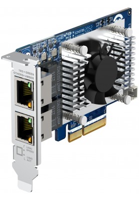 QNAP Мережева карта Dual-port (10Gbase-T) 10GbE PCIe Gen3 x4