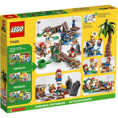 LEGO Конструктор Super Mario Поїздка у вагонетці Дідді Конґа. Додатковий набір