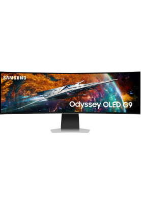 Samsung Монітор 48.7"Odyssey OLED G9 G95SC HDMI, DP, USB, MM, OLED, 5120x1440, 32:9, 240Hz, 0.3ms, CURVED