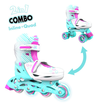 NEON Ролики COMBO SKATES Бірюзовий (Размер 30-33)