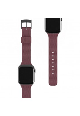 UAG Ремінець [U] для Apple Watch 44/42 [U] Dot Silicone, Aubergine