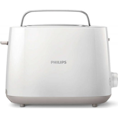 Philips Тостер Daily Collection, 830Вт, пластик, кришка від пилу, білий