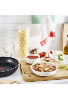 Tefal Сковорода Start&Cook, 26см, алюміній, чорний