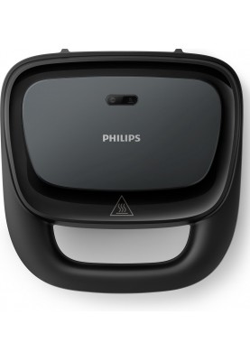 Philips Сендвічмейкер Series 3000 750Вт, антипригарне покриття, корпус-пластик, чорний