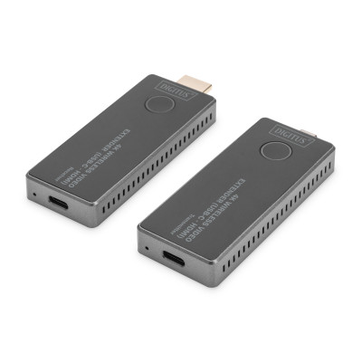 Digitus Бездротовий подовжувач USB-C > HDMI, 4K UHD, 30 м