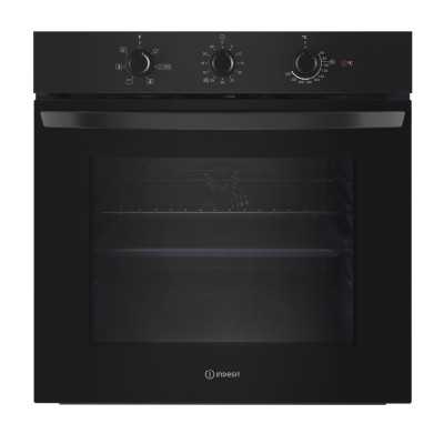 Indesit Духова шафа Indesit електрична, 66л, A, конвекція, чорний