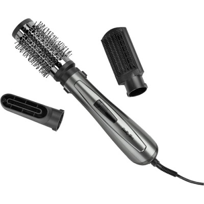 BaByliss Фен-щітка Xanadu, 1000Вт, 2 режими, хол. обдування, 2 насадки, сірий BaByliss Фен-щітка Xanadu, 1000Вт, 2 режими, хол. обдування, 2 насадки, сірий