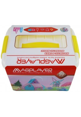 MagPlayer Конструктор магнітний набір бокс 90 ел. (MPT2-90)