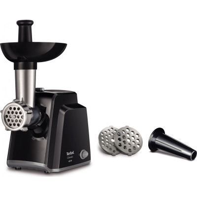 Tefal М'ясорубка Classic, 1400Вт, 1.7кг/хв, 2 решітки, насадка для ковбас, пластик, чорний
