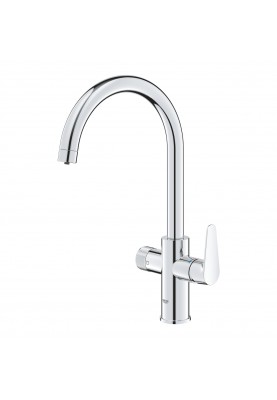 Grohe Sink tap Start Curve, spout length - 223mm, swivel, 1+1filter connection, chrome