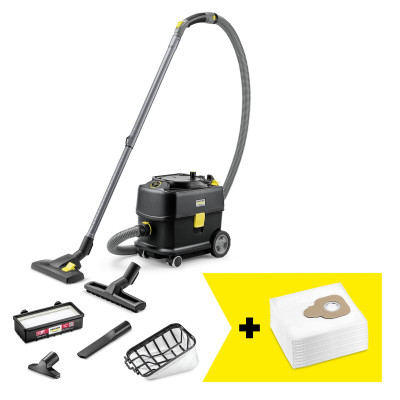 Karcher Пилосос професійний Karcher Go!Further T 10/1 Adv HEPA 240В 185мБар контейнер 10л 6.6кг