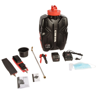 Vitals Обприскувач акумуляторний Professional Sm 312omb kit 12л 18В 1х4А·год 4.5бар 5кг Vitals Обприскувач акумуляторний Professional Sm 312omb kit 12л 18В 1х4А·год 4.5бар 5кг