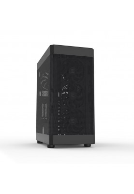 Zalman Корпус I4, без БЖ, 2xUSB3.0, 1xUSB2.0, 6x120мм, VGA 320мм, LCS ready, Mesh Side/Front Panel, ATX, чорний