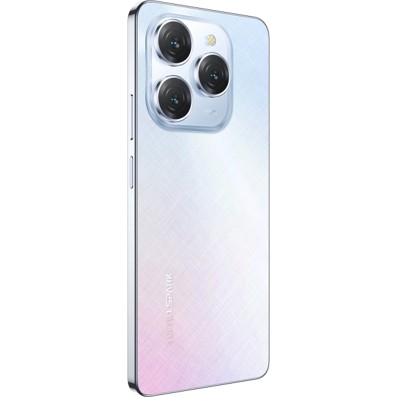 TECNO Смартфон Spark 20 PRO (KJ6) 6.78" 8/256ГБ, 2SIM, 5000мА•год, Frosty Ivory