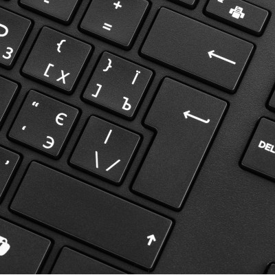 HP Клавіатура мембранна НР 320K, 109key, USB-A, EN/UK, чорний HP Клавіатура мембранна НР 320K, 109key, USB-A, EN/UK, чорний