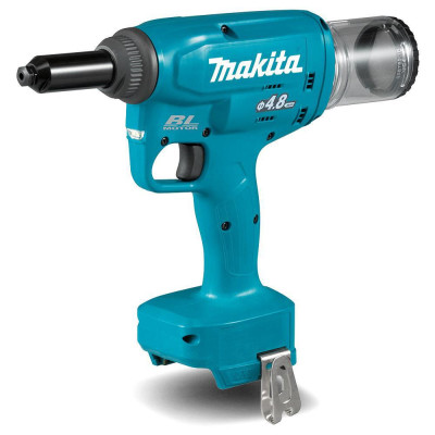 Makita Заклепочник LXT DRV150Z 18B, 10 kN-2.4 мм, 3.2 мм, 4.0 мм, 4.8 мм SOLO