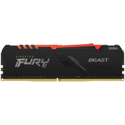 Kingston Пам'ять ПК DDR4 32GB KIT (16GBx2) 3200 FURY Beast RGB