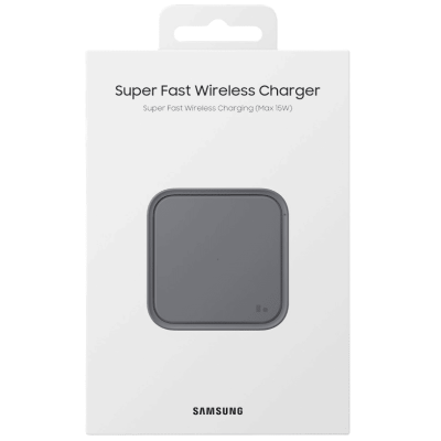 Samsung Зарядний пристрій бездротовий 15Вт, сірий темний