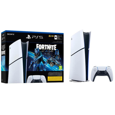 PlayStation Ігрова консоль 5 Slim Digital Edition (Fortnite® Cobalt Star Bundle)