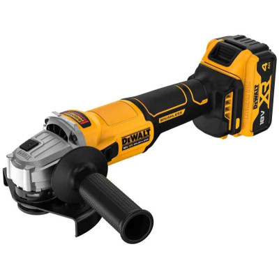 DeWALT Шліфмашина кутова акумуляторна DeWALT XR Li-lon 18В акб 1x4.0А·год 125мм 9000об/хв ЗП, кейс 1.61кг
