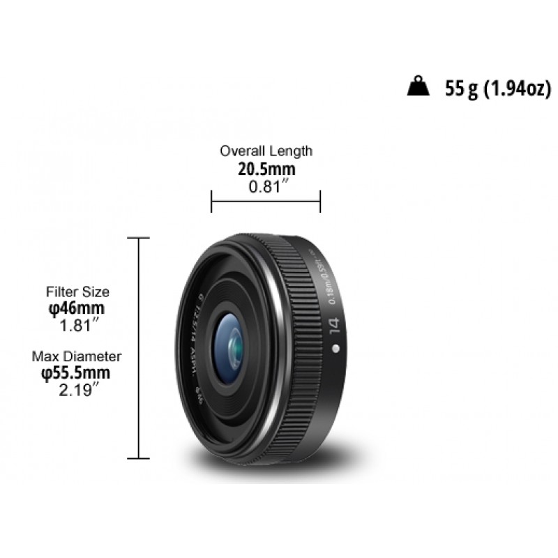 Panasonic Micro 4/3 Lens 14mm F/2.5