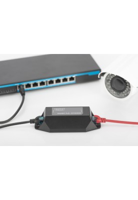 Digitus Gigabit PoE+, 22W, 100m