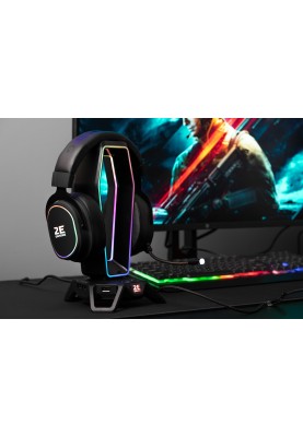 2E Gaming Гарнітура ігрова HG350 RGB USB 7.1 Black