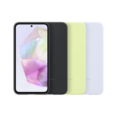 Samsung Чохол для Galaxy A35 (A356), Silicone Case, блакитний