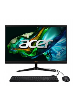 Acer Комп'ютер персональний моноблок Aspire C24-1800 23.8" FHD, Intel i3-1305U, 16GB, F512GB, UMA, WiFi, кл м, без ОС, чорний