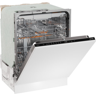 Gorenje Посудомийна машина вбудовувана, 16компл., A+++, 60см, AquaStop, автоматичне відчинення, сенсорн.упр, 3і кошики, білий