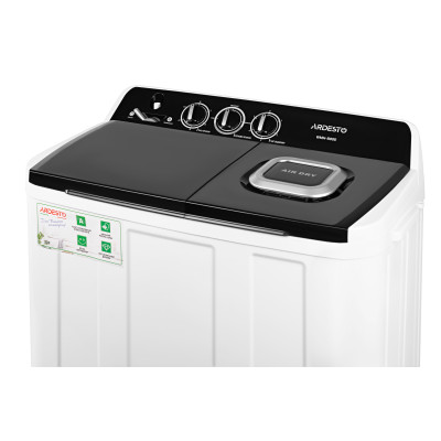 ARDESTO Пральна машина напівавтомат., 8кг, 1350, A, 45.5см, віджим, білий ARDESTO Пральна машина напівавтомат., 8кг, 1350, A, 45.5см, віджим, білий