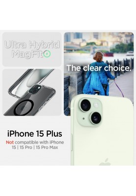 Spigen Чохол для Apple iPhone 15 Plus Ultra Hybrid MagFit, Carbon Fiber