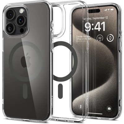 Spigen Чохол для Apple iPhone 15 Pro Max Ultra Hybrid MagFit, Graphite