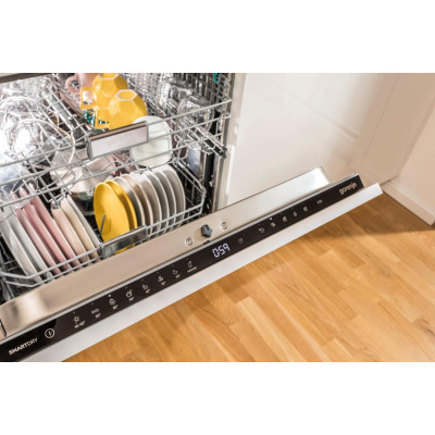 Gorenje Посудомийна машина вбудовувана, 16компл., A+++, 60см, автоматичне відчинення, сенсорн.упр, 3и кошики, білий
