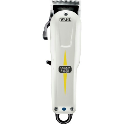 Moser Машинка для стрижки WAHL Super Taper Cordless, акум., роторний мотор, насадок-4, гребінець, олія в компл, сталь, білий