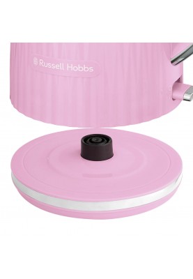 Russell Hobbs Електрочайник Eden, 1.7л, нержавіюча сталь, пластик, малиновий