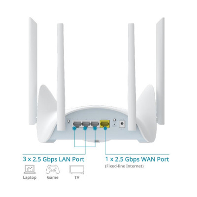 D-Link Маршрутизатор R36 BE3600 3x2.5GE LAN, 1x2.5GE Smart