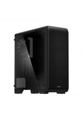 Zalman Корпус S2 TG, без БЖ, 1xUSB3.0, 2xUSB2.0, 3x120mm Black fans, TG Side Panel, ATX, чорний