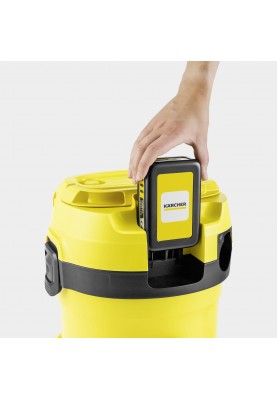 Karcher Пилосос WD 2-18 господарьский, акумуляторний, 12л, 18В, без АКБ и ЗП