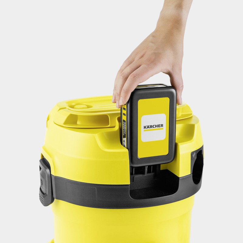 Karcher Пилосос WD 2-18 господарьский, акумуляторний, 12л, 18В, без АКБ и ЗП