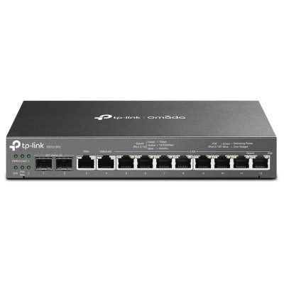 TP-Link Мультисервісний маршрутизатор ER7212PC 8xGE LAN 1xGE WAN 1xGE WAN/LAN 2xGE SFP WAN/LAN VPN Omada