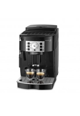 Delonghi Кавомашина, 1.8л, зерно+мелена, авторецептів -6, підігрів чашок, кофемолка, подача гар. води, чорний