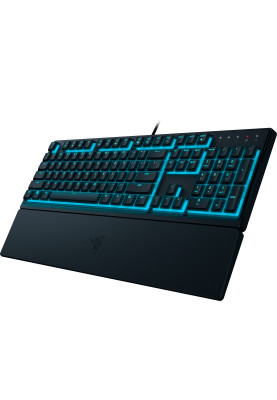Razer Клавіатура мембранна Ornata V3 X 104key, USB-A, EN/UK, RGB, чорний