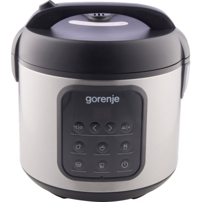 Gorenje Мультиварка, 476Вт, міні, чаша-2л, електронне керув., 5 програм, метал/пластик, чорний