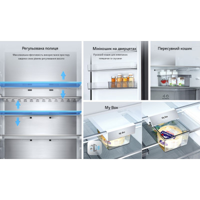 LG Холодильник з нижн. мороз., 203x60х68,