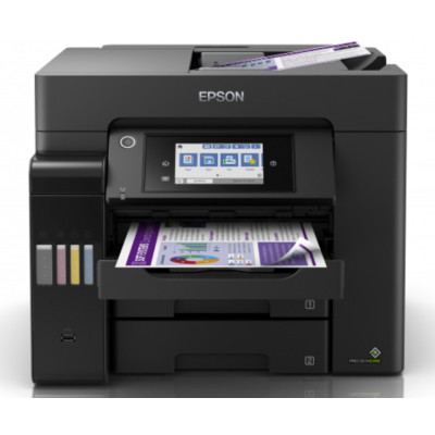 Epson БФП ink color A4 EcoTank L6570 32_32 ppm Fax ADF Duplex USB Ethernet Wi-Fi 4 inks Pigment